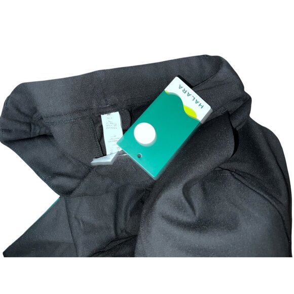 Halara Flex High Waisted Zipper Pocket Straight Leg Work Pants Sz Medium Black - Picture 15 of 16